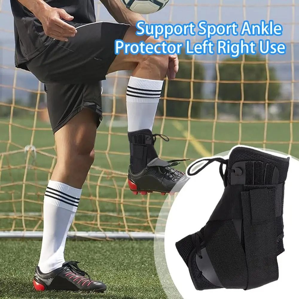 Pressurized Sports Ankle Support Joint Protector Compression Ankle Support Brace Side Stabilizers Adjustable