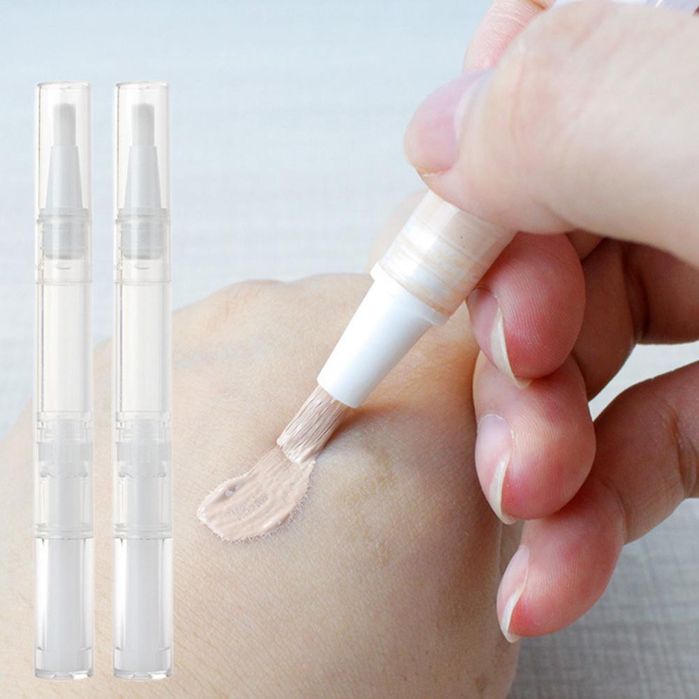 2ml 5ml Dispenser Pen Transparent Good Sealing Hygienic Refillable Bottle PP Liquid Rotating Repacking Pen for Home