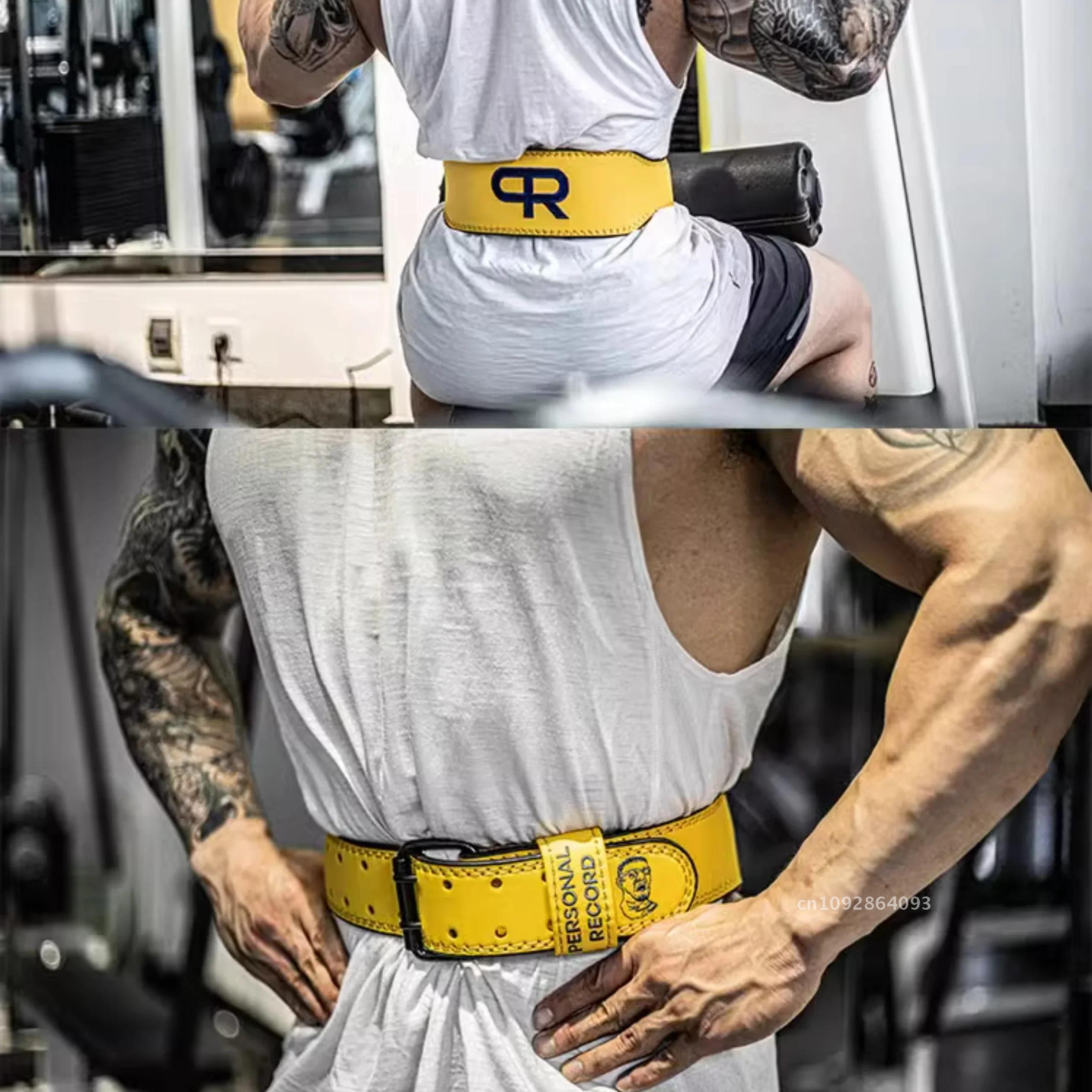 Embroidery Gym Lifting Belt Weight Fitness Back Support Bodybuilding Protect Crossfit Weightlifting Training Waist Workout Belts