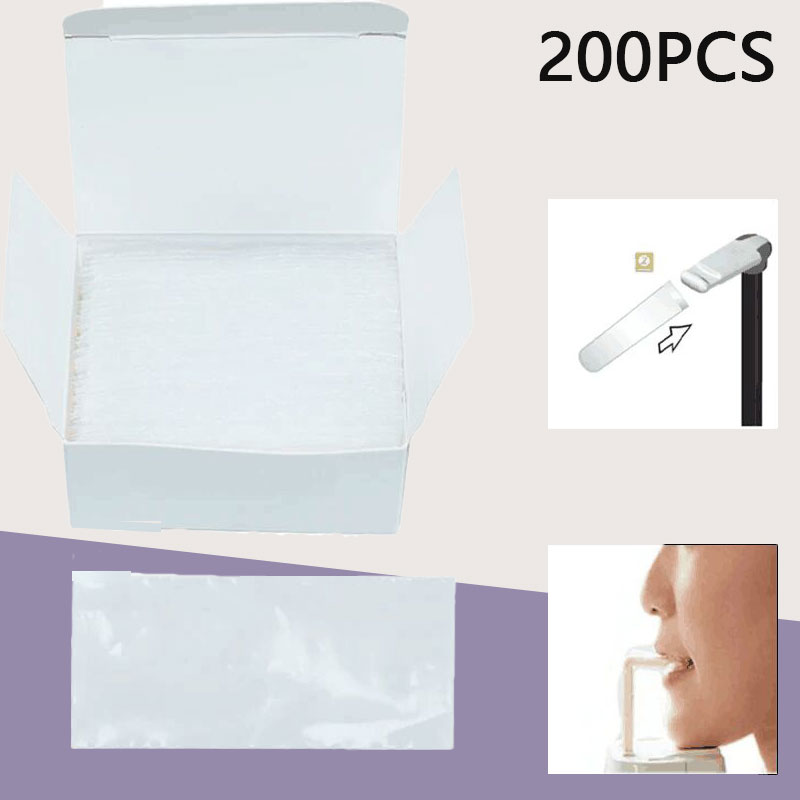 200Pcs Dental Disposable Panorama Bite Block Cover Sleeves Size65*30Mm/65*28Mm/65*25Mm