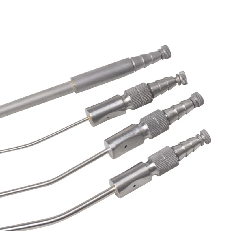 Dental Salivary Tube Stainless Steel Tube Bent Pipette Weak Suction Implant Surgical Teeth Tube Dental Instruments Oral Cleaning