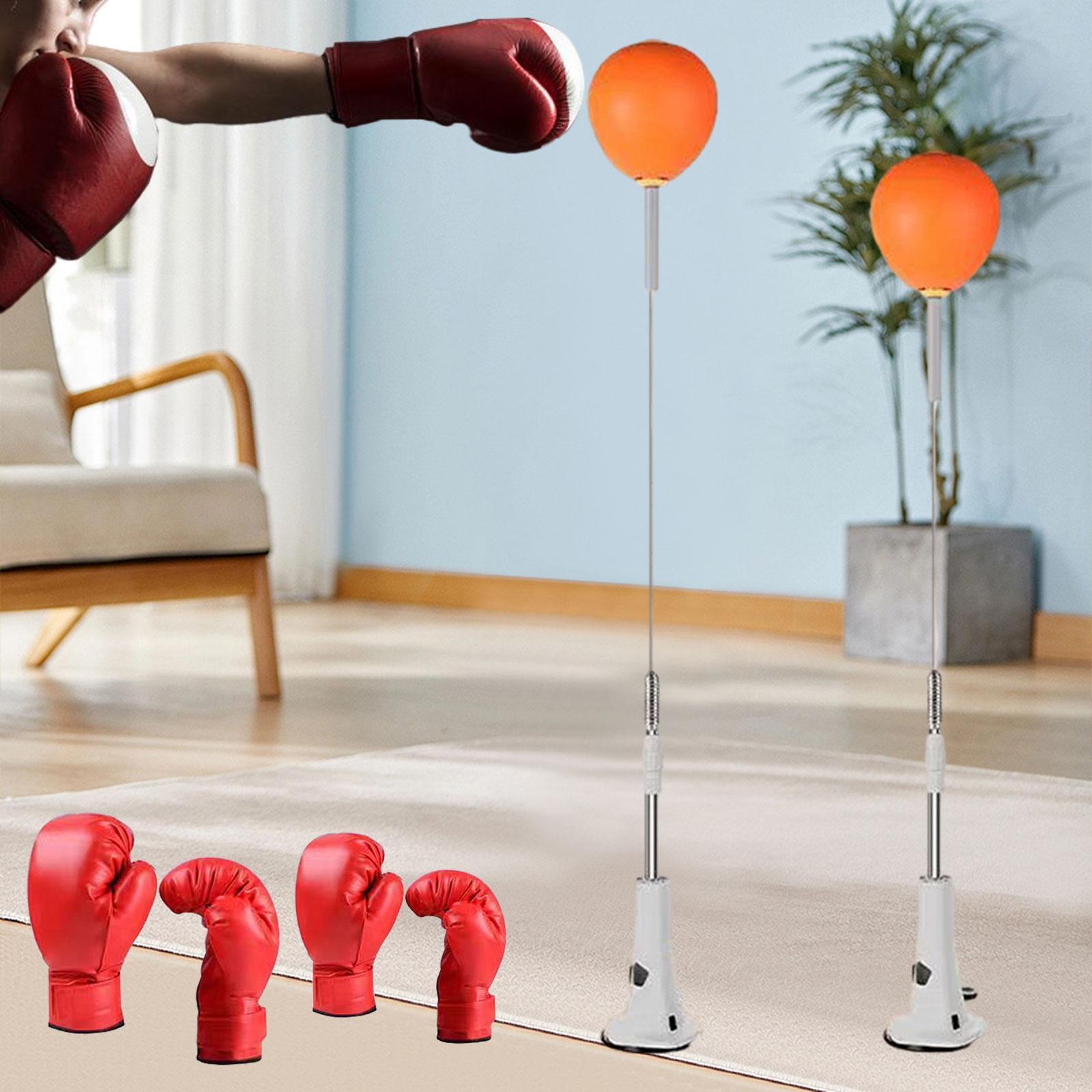 2x Boxing Reflection Ball Indoor Punching Speed Bag for Sports Kids Adults, Gear Reflection Training Equipment Box Speed Bag