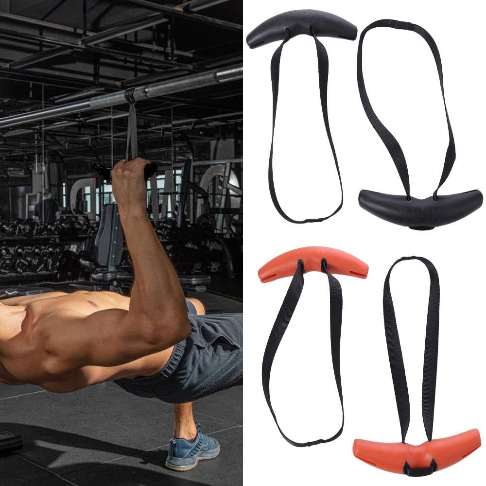 Horn Shape Fitness Handle Muscle Building Weight-lifting Fitness Tranining Grip Cable Machine Multifunctional Pull Up Handles