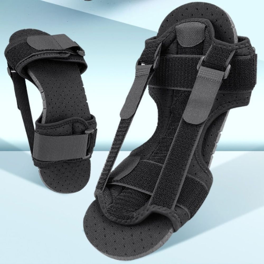 Double Support Plantar Fasciitis Splint Adjustable Breathable Dorsal Drop Foot Orthopedic Brace Comfortable Compression