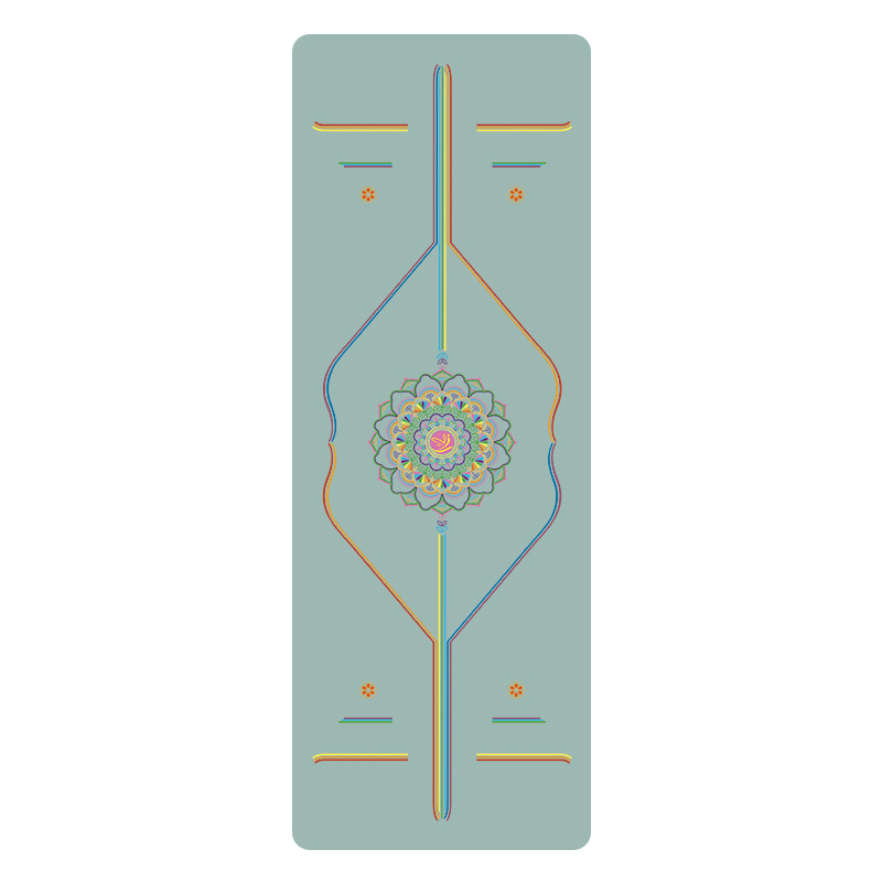 Gymnastic Exercise Fitness Eco Friendly UV Digital Printing High Quality Colorful Anti-slip Pu Natural Rubber Yoga Mat