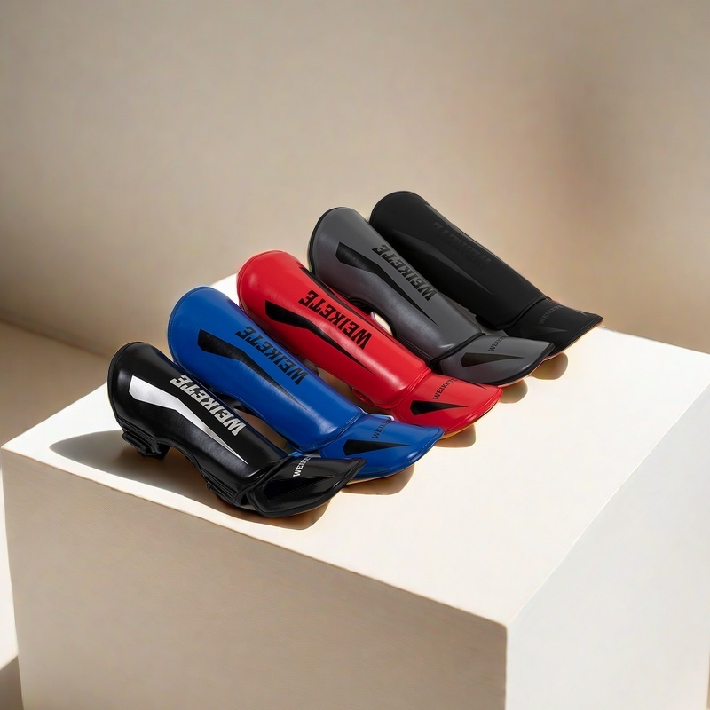 Boxing Leggings MMA Taekwondo Fighting Shin Guards Men's Muay Thai Sanda Fighting Leggings and Foot Protection