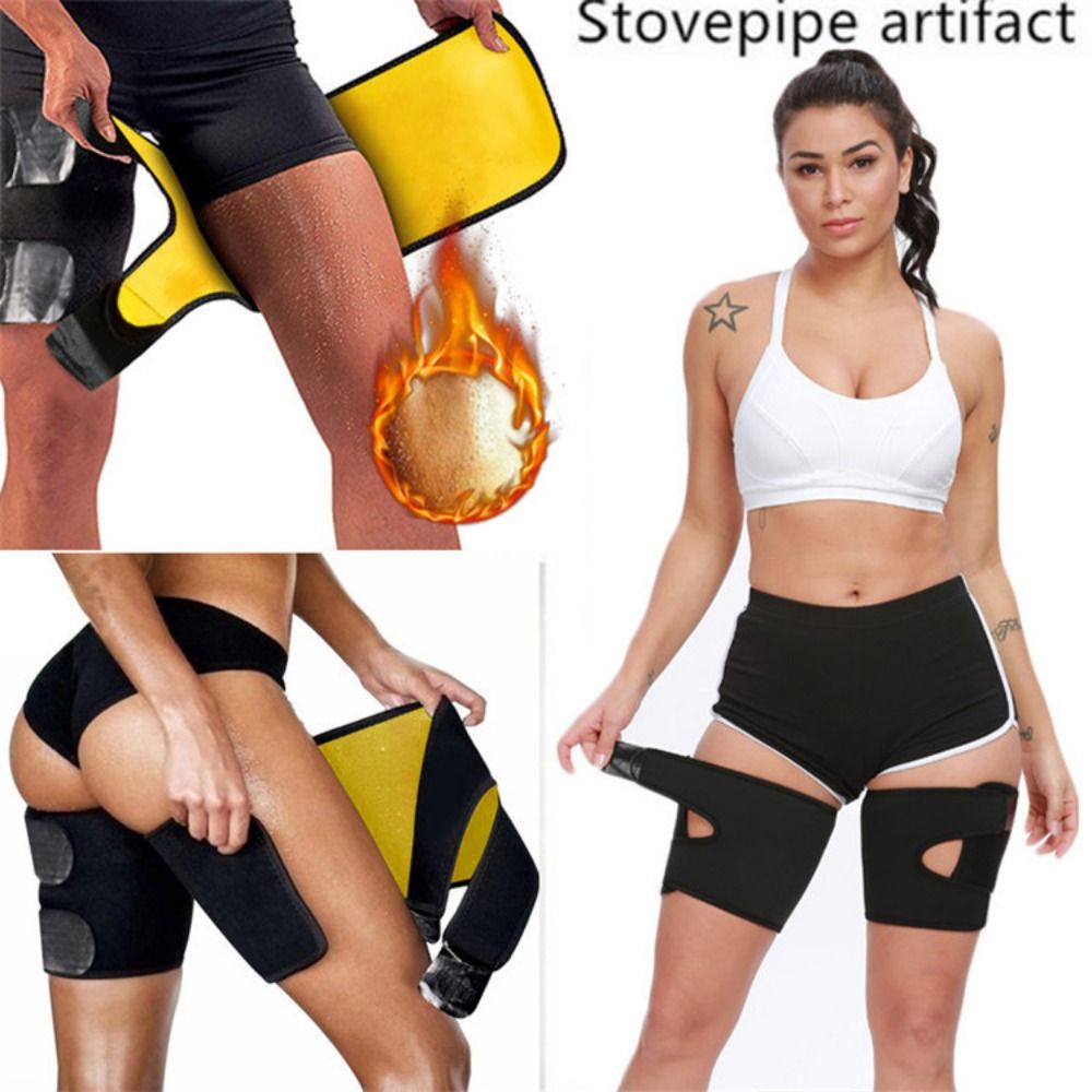 1 Pair Anti-Chafing Thin & Light Leg Guards Breathable Compression Leg Support Durable Non-slip Upper Leg Sleeves Warmers
