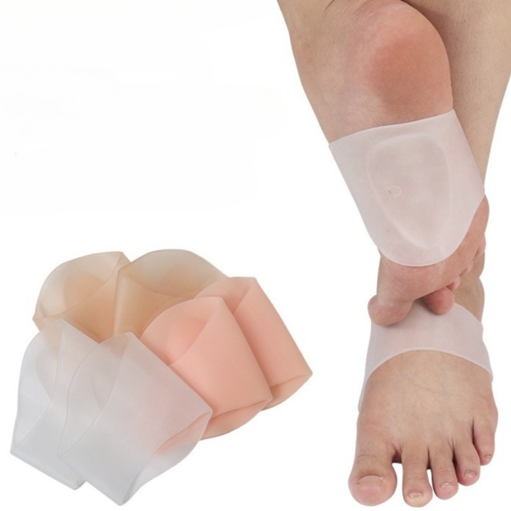 Orthopedic Flat Foot Support Shoe Insole Silicone Arch Insoles for Feet Plantar Fasciitis Socks Forefoot Pads Feet Care Shoe Pad