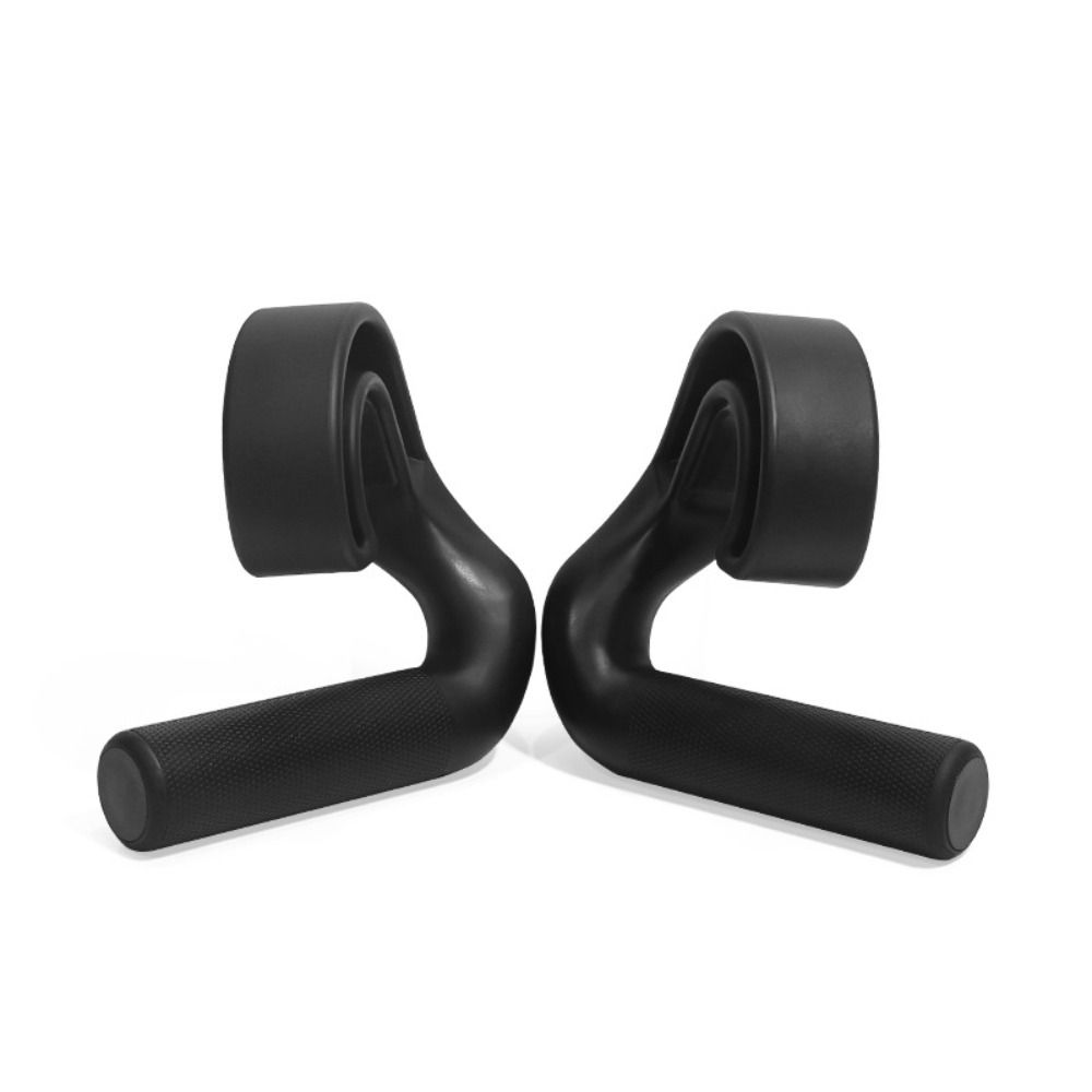1 Pair Hook Type Fitness Grip Handle 45° Non-slip Gym Sport Handle Easy To Grip Multifunctional Weightlifting Grip Handle Gym