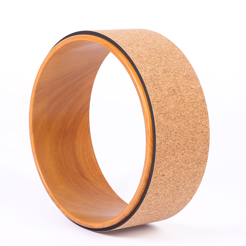 Wholesale Eco-Friendly Professional Eva Yoga Wheel Set with Customized Logo for Pilates Customized Cork Yoga Wheel