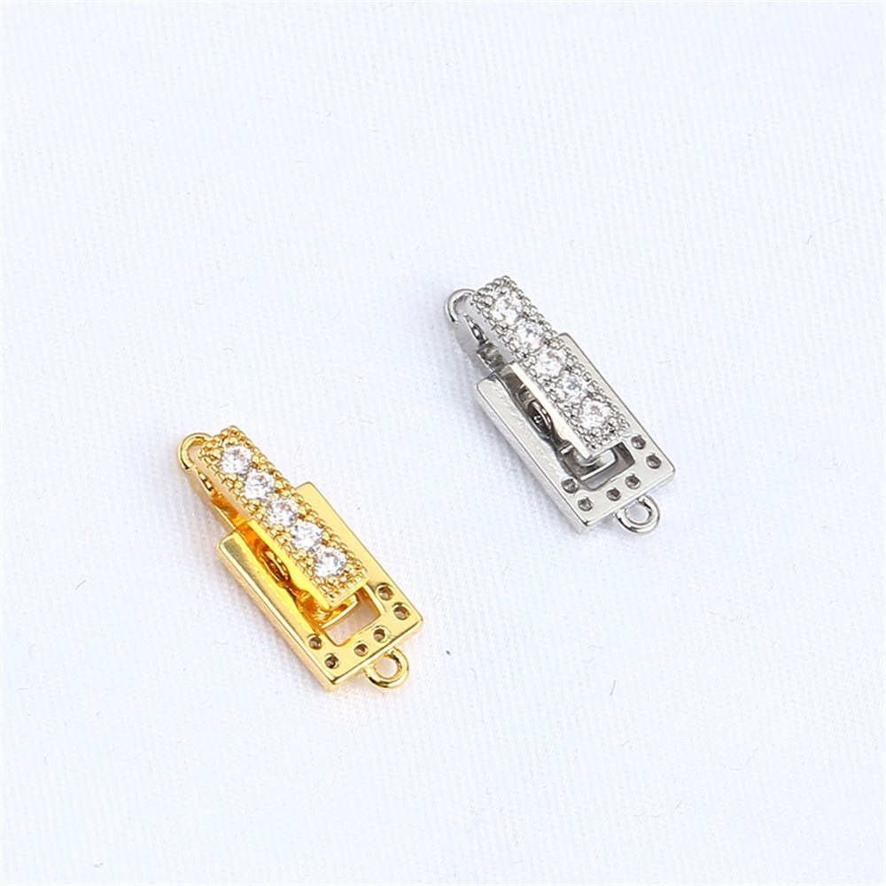 Gold Plated Copper Jewelry Clasp DIY Necklace Bracelet Connector Hook Craft Findings for Jewelry Making Beads Charms Accessories