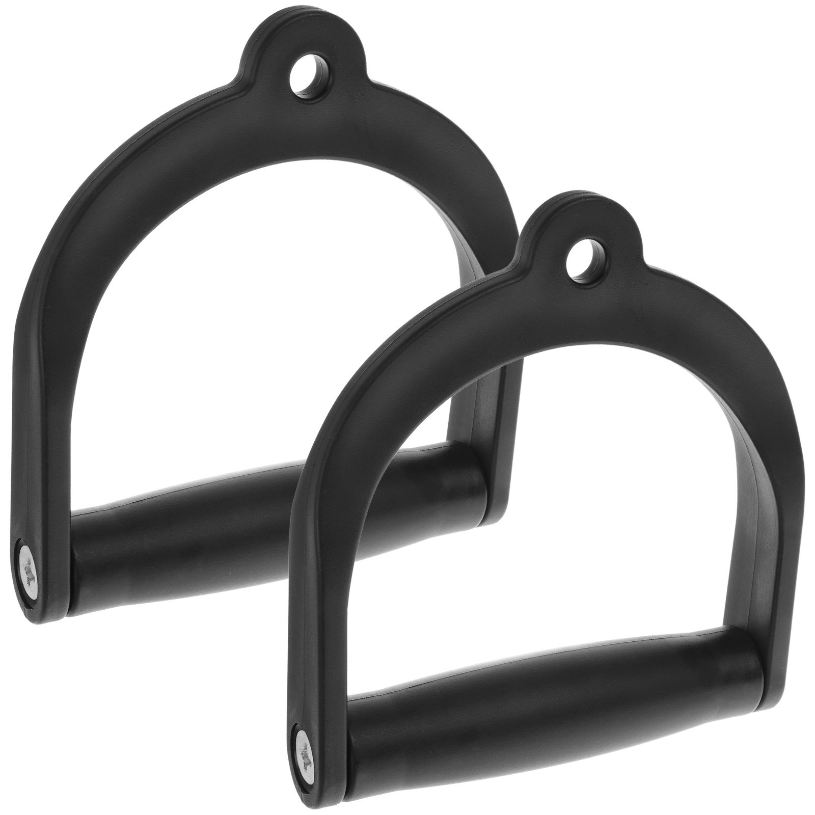 2 Pcs Resistance Band Handle Cable Machine Handles Workout Grips Fly Cuff Attachment Fitness Gym Supply Pulldown Handle Exercise