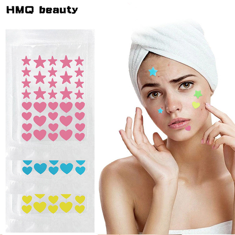 Colorful Star Pimple Patch Invisible Acne Removal Concealer Skin Care Stickers for Face Spot Beauty Skincare Tools & Accessories