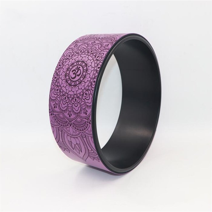Yoga Wheel 12.6 Inch TPU Mandala Yoga Wheel Massage Wheel Yoga Assist Foam Roller for Stretching Increasing Flexibility