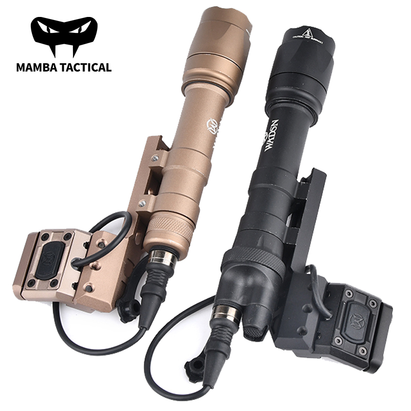 Airsoft M600 M600C M600B SF Surefir Flashlight 600 Lumens Metal LED Scout Light Hunting Weapon Lamp Fit 20mm Picatinny Rail