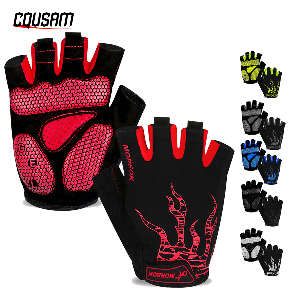 1 Pair Bike Gloves Cycling Gloves Biking Gloves for Men Women with Anti-Slip Shock-Absorbing Pad,Light Weight,Nice,Half Finger