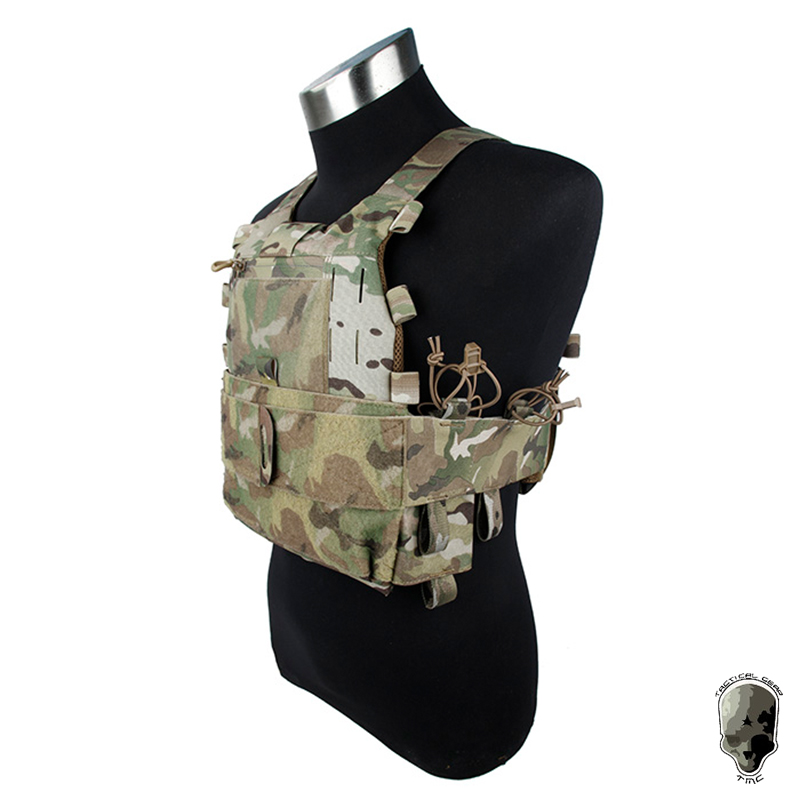 Airsoft Tactical Vest, Laser Cut MOLLE Tactical Gear, Quick Release Hunting Vest Suitable for Paintball Shooting, Hunting Etc