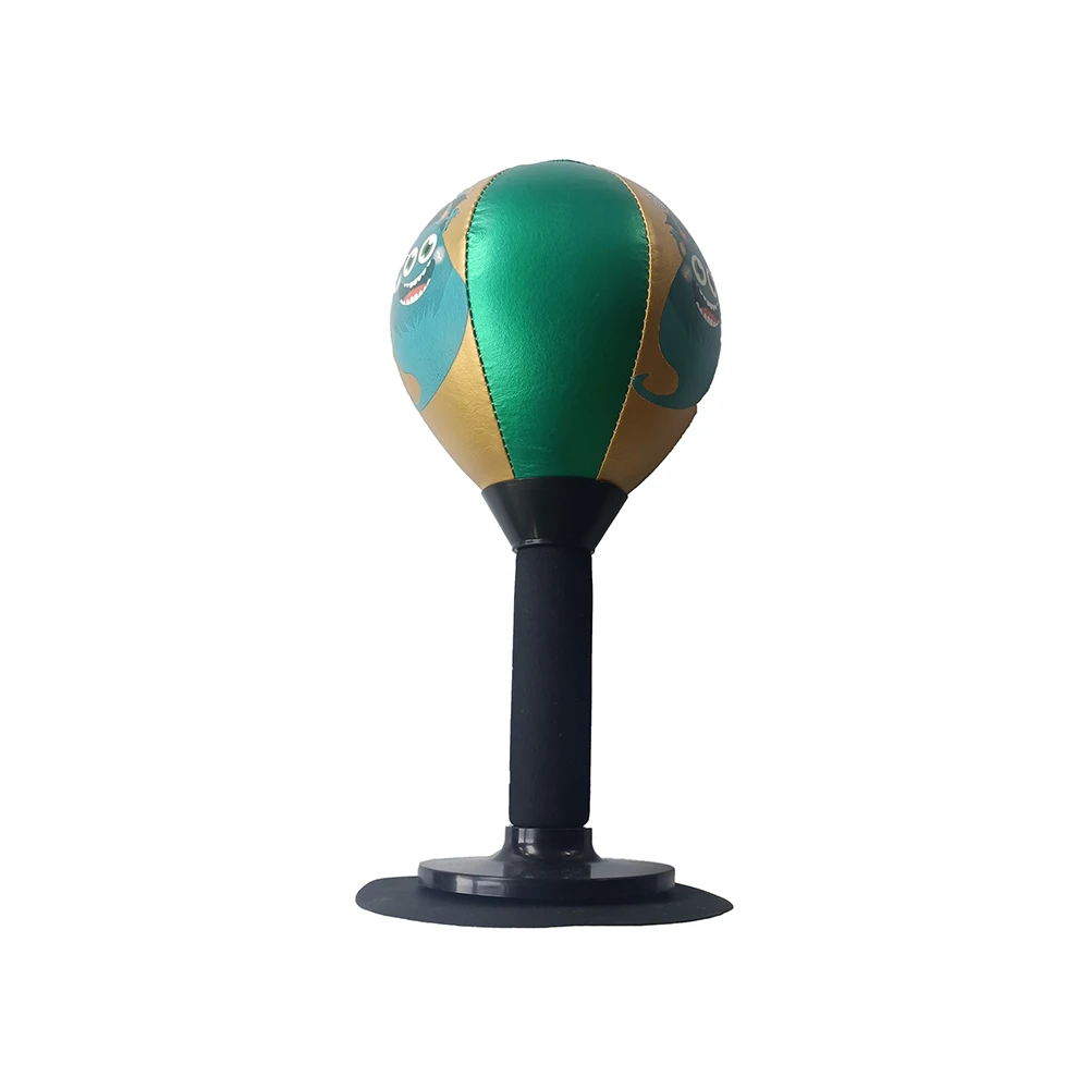 custom desk punching ball desktop pu leather bal