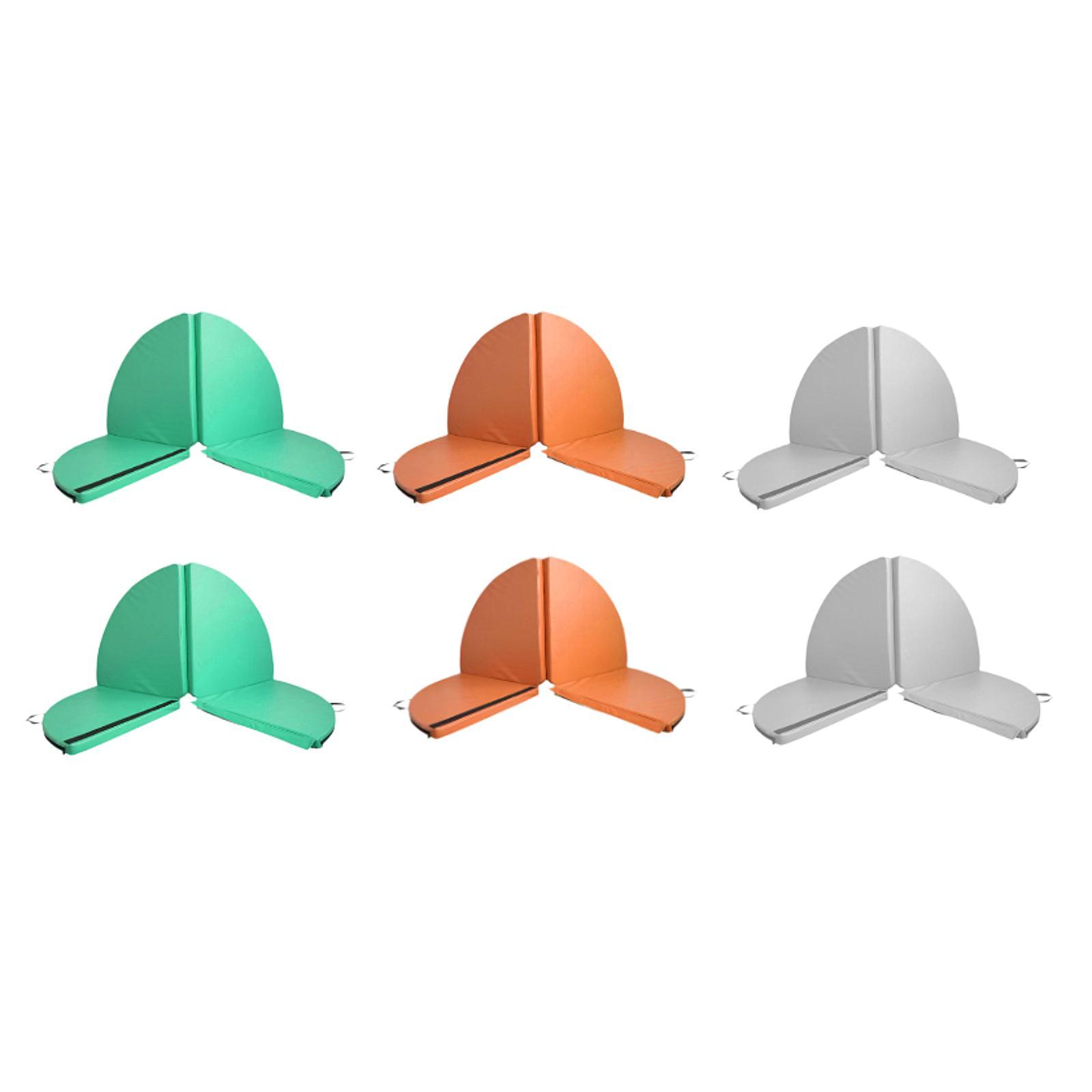 Folding Pole Dance Mat Lightweight Round Yoga Mat for Pilates Workout