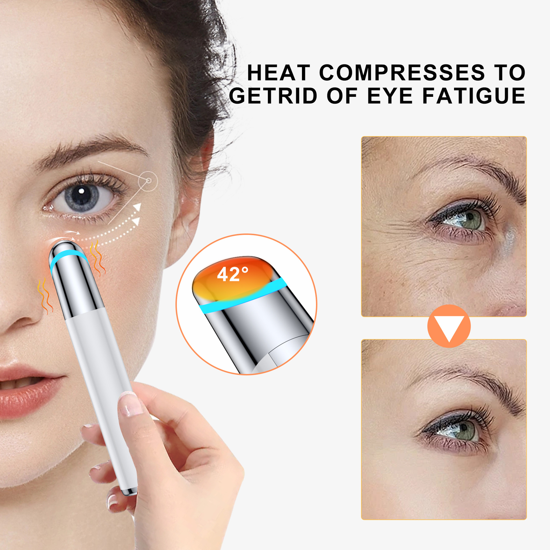 Beauty Instrument Vibration Electric Hot Compress Eye Massager