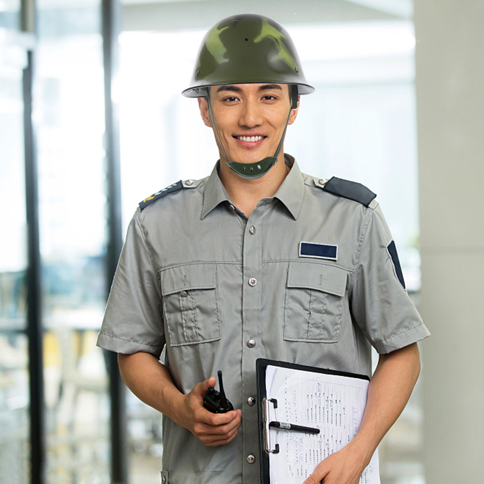 Riot PC Material Camo Hard Hats Protection Cap Adjustable Breathable Safety GuardHelmet Lightweight Portable Outdoor