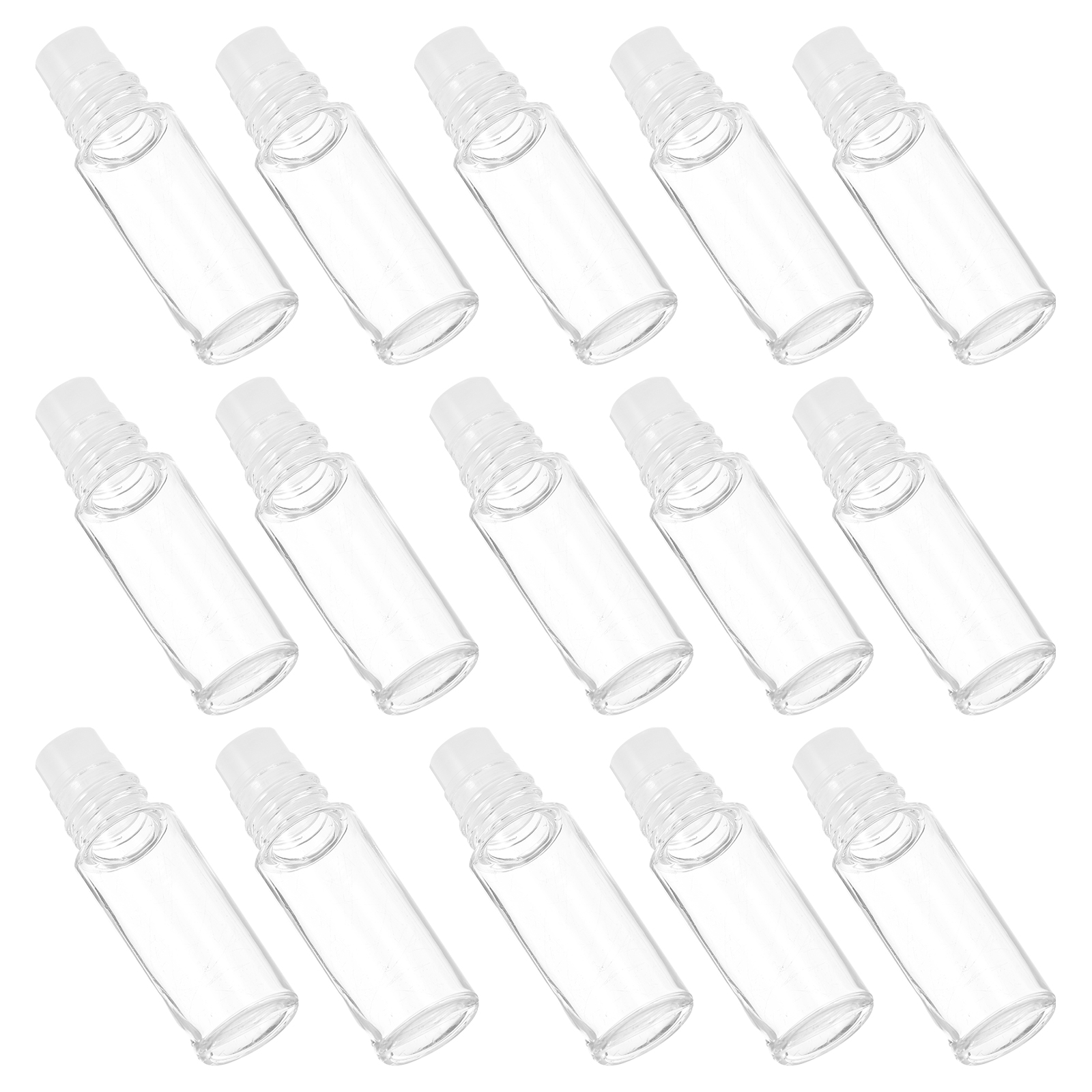 20pcs Loose Powder Bottle Empty Open Hole Plastic Case Glitter Eye Shadow Travel Container Bottle Wide Mouth