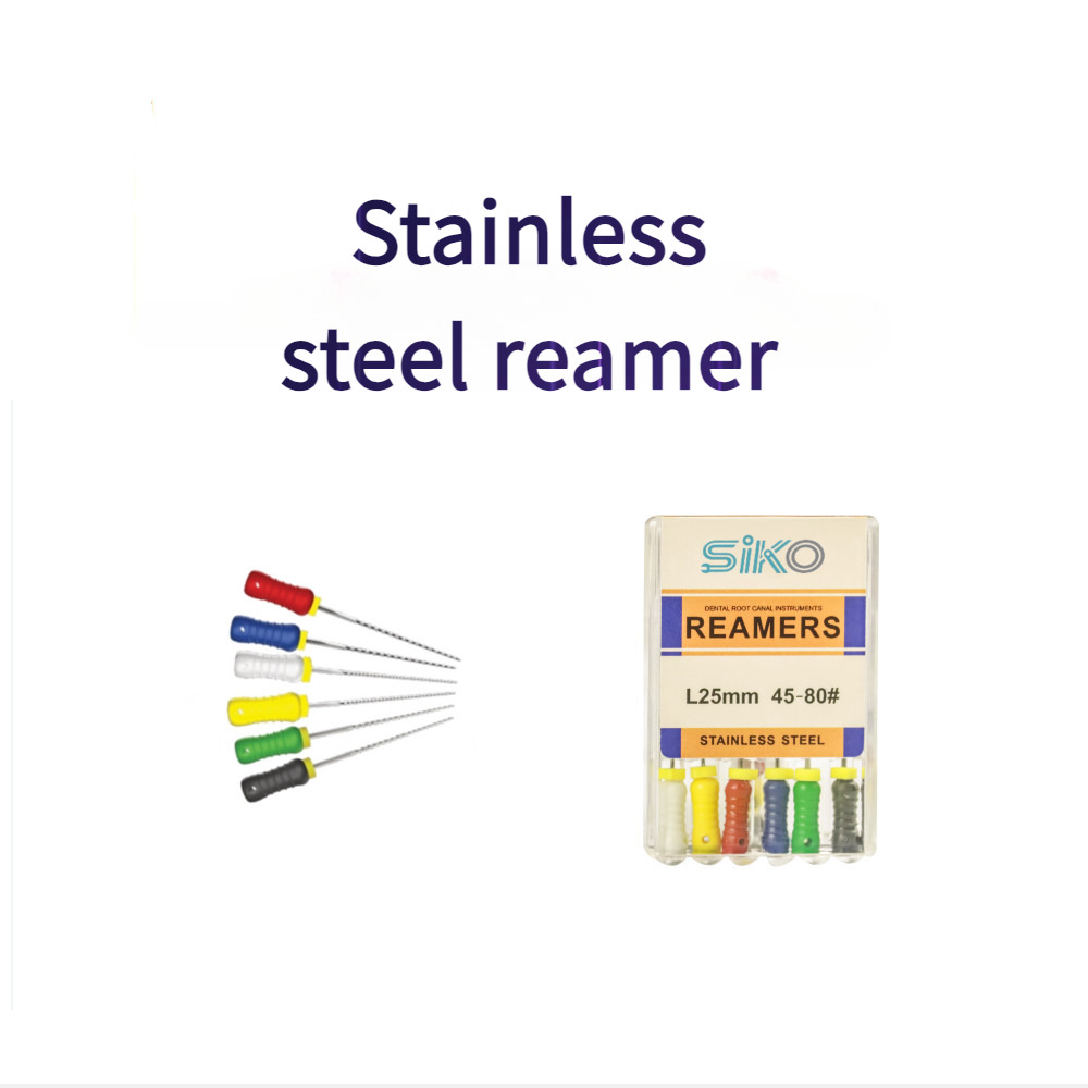 Stainless Steel Reamer 21/28/31 Mm Stainless Steel Dental Reamer Is A Medical Endodontic File Used For Root Canal Treatment.