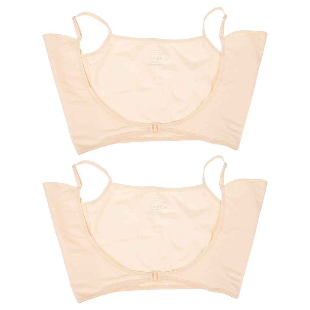 2pcs Sweatproof Vest for Women Reusable Washable Armpit Sweat Pads Light Breathable Summer Sweat Absorbing Undershirt Underarm