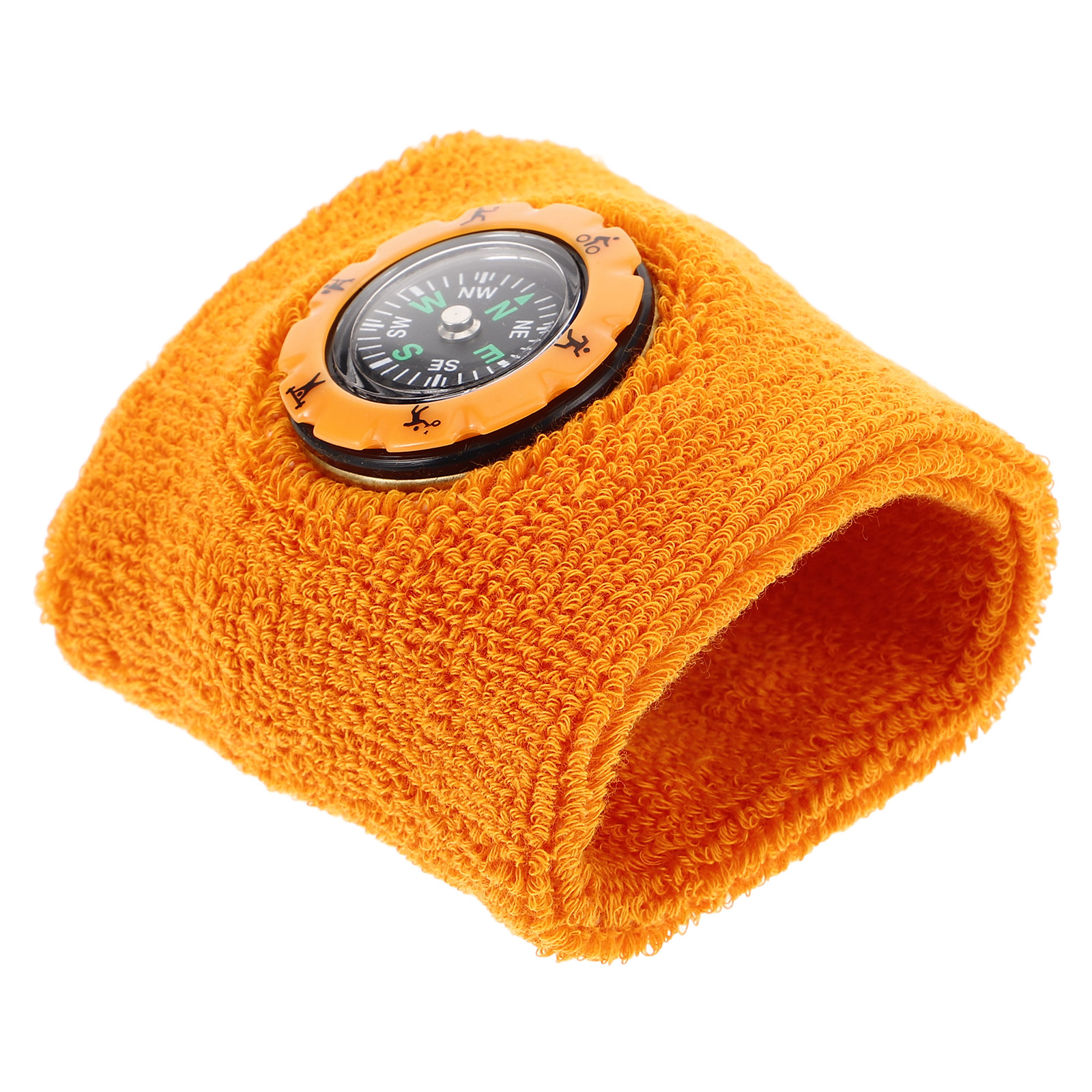 Compass Wristband Diving Strap Gym Wraps Absorbent Sweatbands Copper Ring Hiking