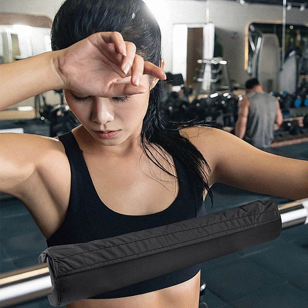 Thicken Sponge Barbell Shoulder Pad Wear-resistant Shock-absorbing Barbell Foam Cover Non-slip Sponge Cushion