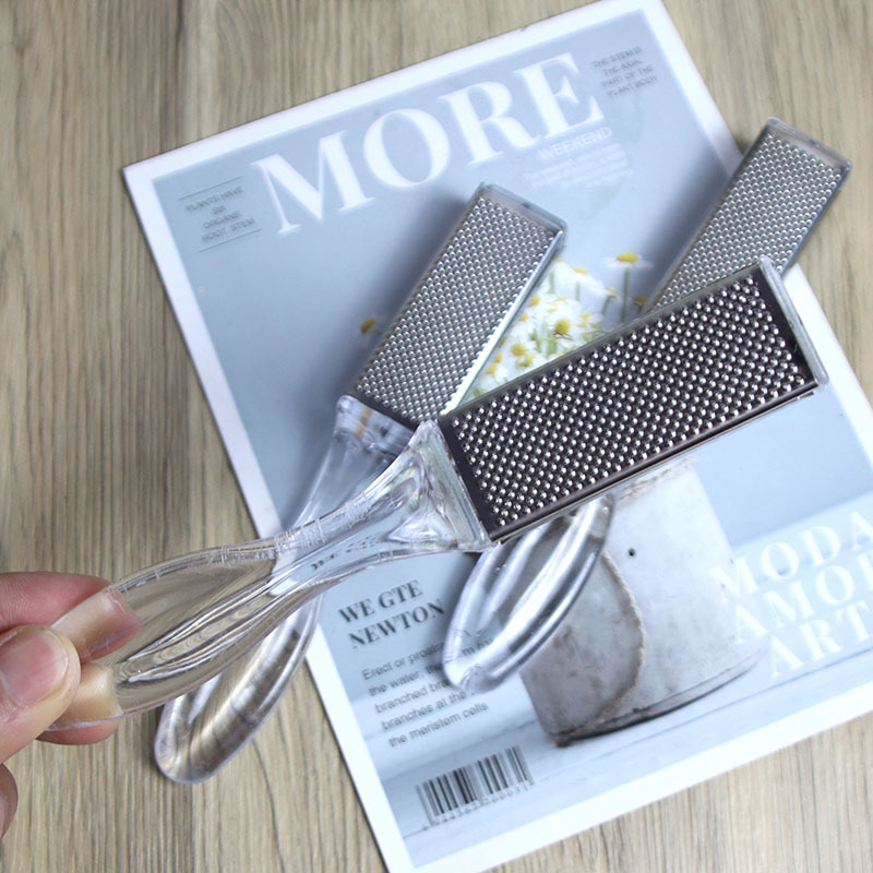 Double-sided Foot Grinder Dead Skin File Pedicure Remover Exfoliating Grinding Foot Care Tool Stainless Steel Foot Rubbing Board