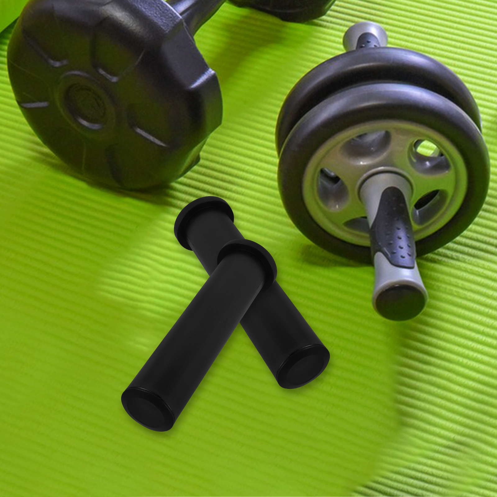 Barbell Reducing Sleeve Adapter for Dumbbells Anti-skid Rod Grips Non-slip End Cover Handle Attachment Pp Bars Converter