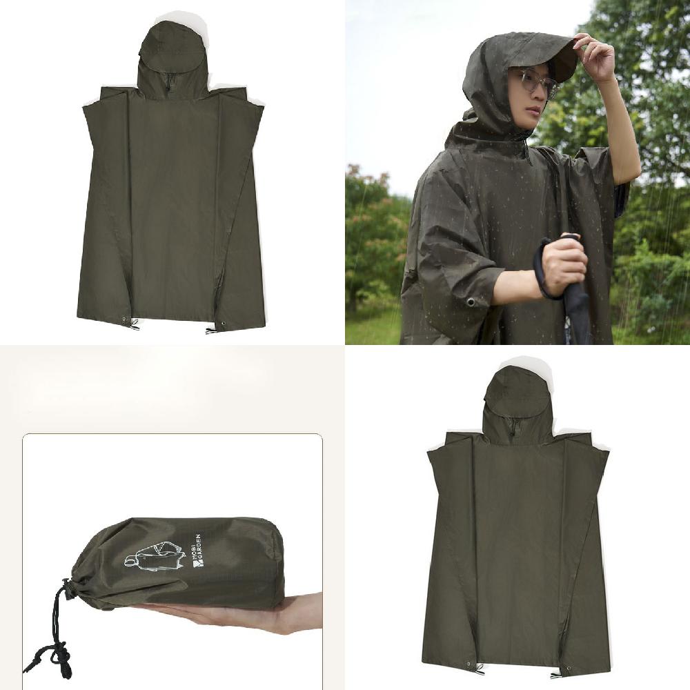 Mobi Garden's NX23667004 bicycle gloves/grocery raincoat/raincoat with extra light outdoor board grass