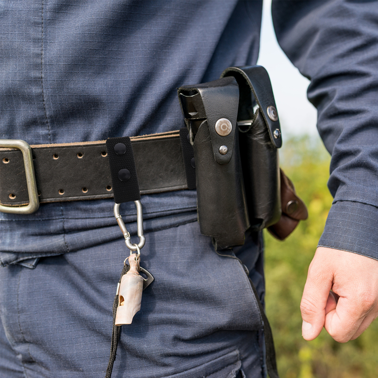 4 Pcs Tactical Belt Ring Duty Equipment Accessories Waist Fasten Buckle Decorative Polypropylene Coat Clothes