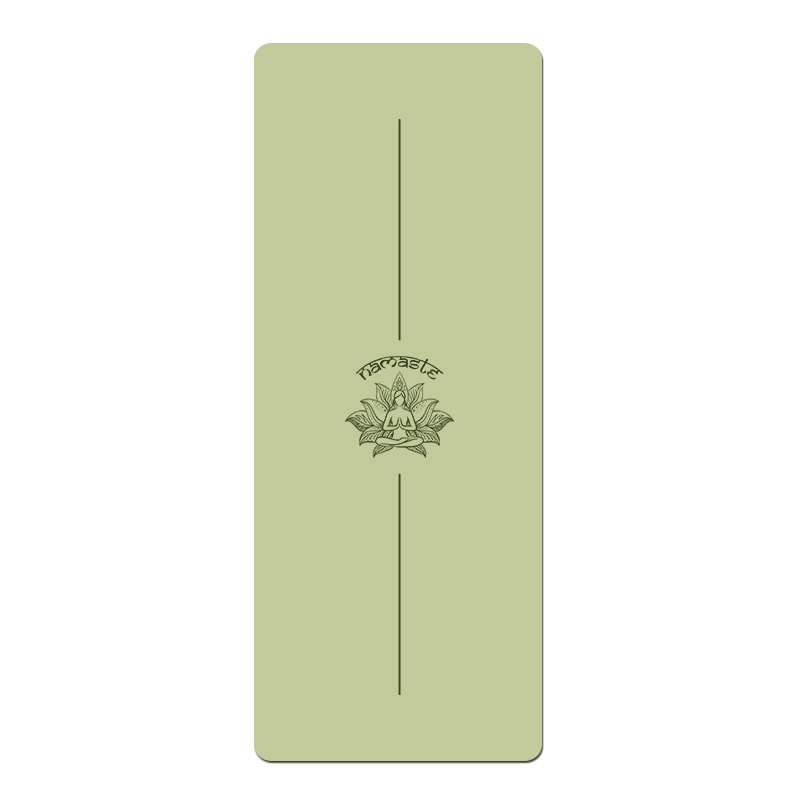 Natural Rubber Yoga Mat Professional Lotus Pattern PU Yoga Mat Environmental Material Sports Pilates Reformer 183cm*68cm*5mm