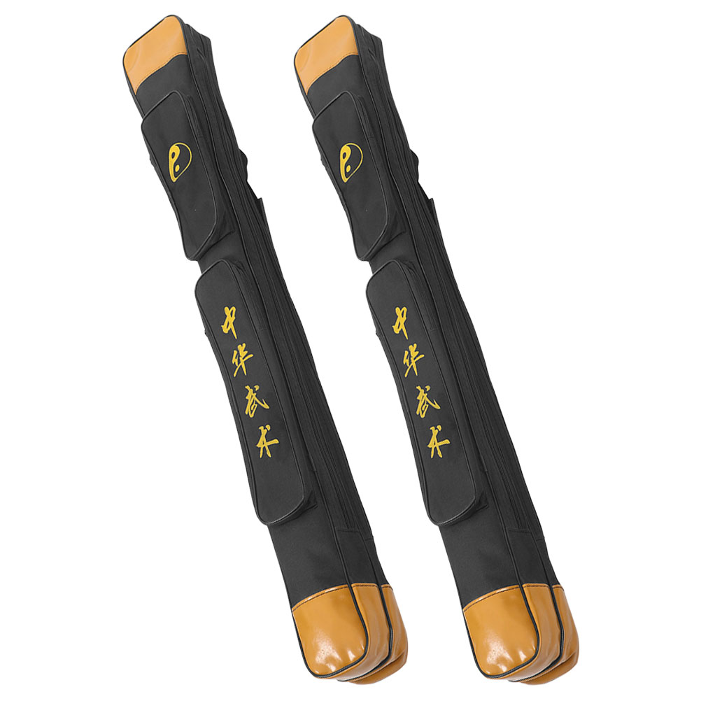 2 Pcs Sword Bag Taichi Carrying Case Martial Arts Supplies for Oxford Cloth Shoulder Pouch