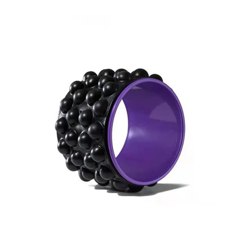 EVA Yoga Pilates Back Roller Training Back Stretcher Foam Roller for Body Pain Premium Wheel Spine Cracker Back Roller Massager