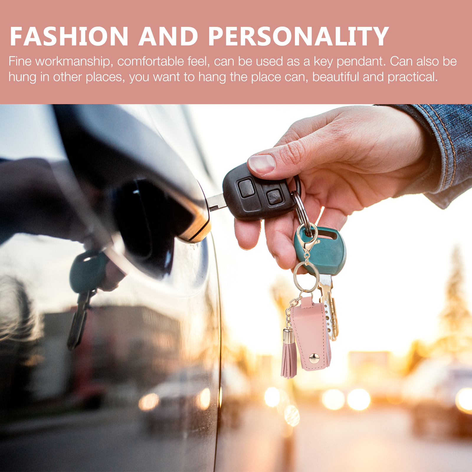 3pcs Hand Bottle Keychain Set Travel Toiletry Container Small Empty Soap Bottles for Keys Bags Gift