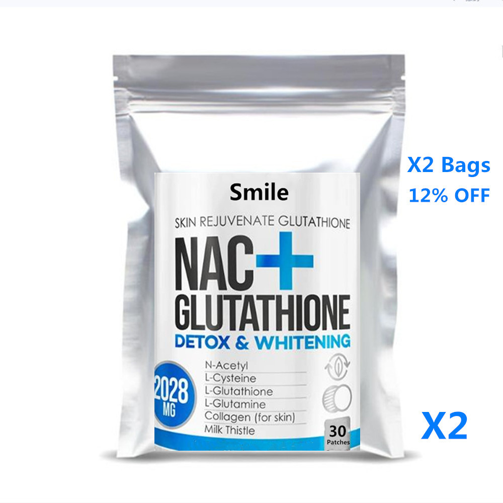 Hot sale 30 Patches NAC L-glutathione supplement milk thistle extract and vitamin C to support immune function