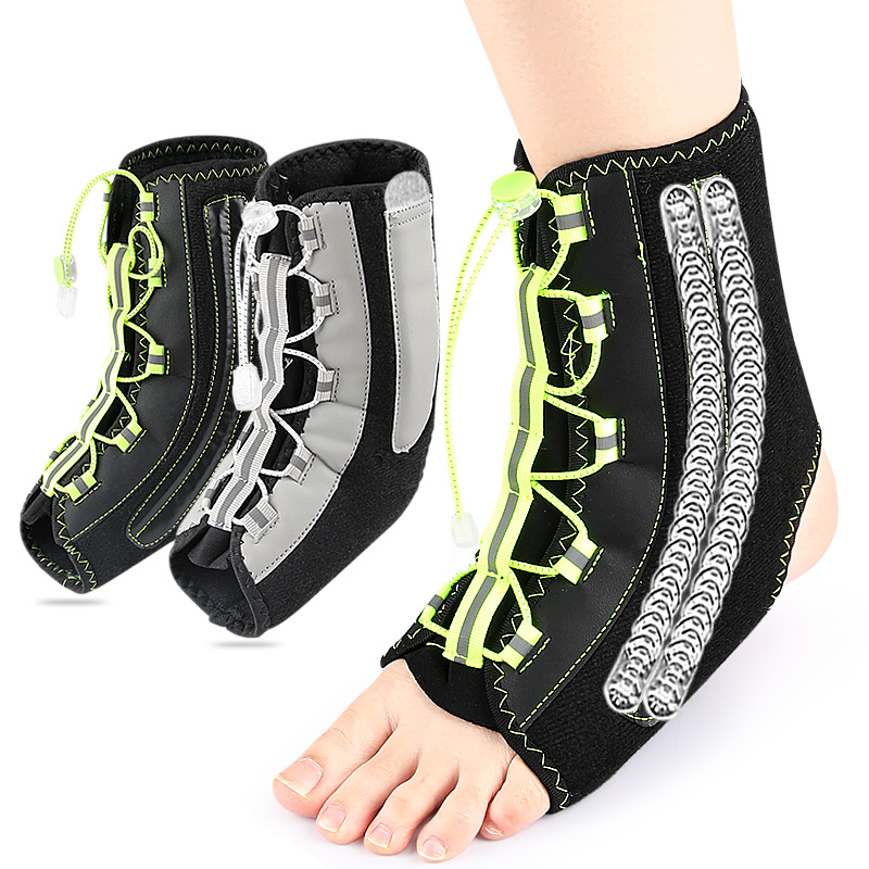Adjustable Ankle Brace with Metal Support - for Sprains, Achilles & Plantar Fasciitis Relief, Men/Women Sports & Daily Use