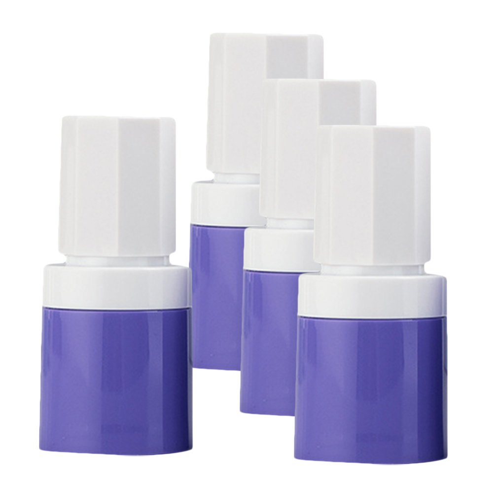 4 pcs 15ml Foundation Bottle Portable Travel Makeup Bottles Leak Dispenser Bottles Proof Plastic