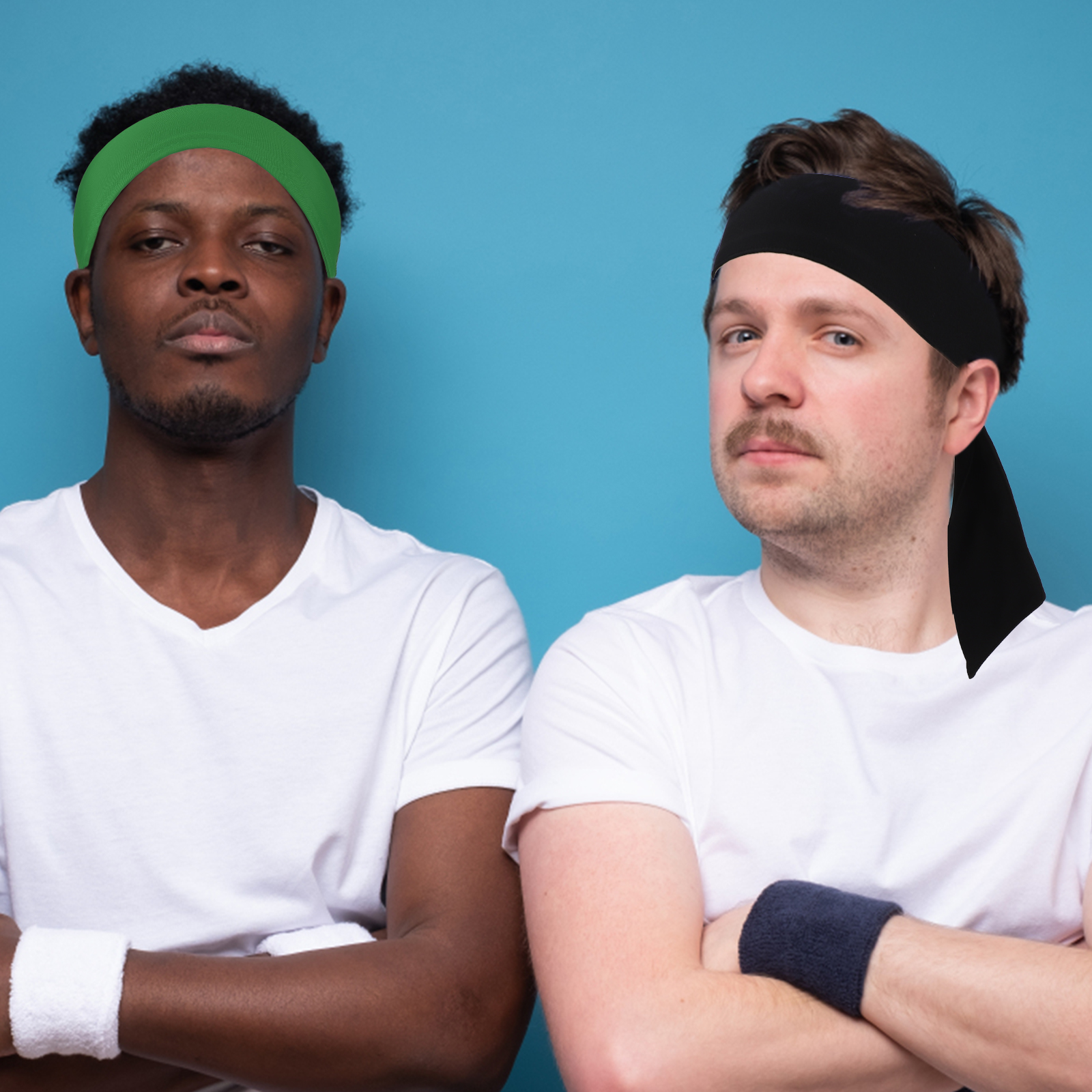 4 Pcs Anti slip Headb Elastic Polyester Sweatb s for Men Women Adjustable Tie Style Sports B Ninja Headb s