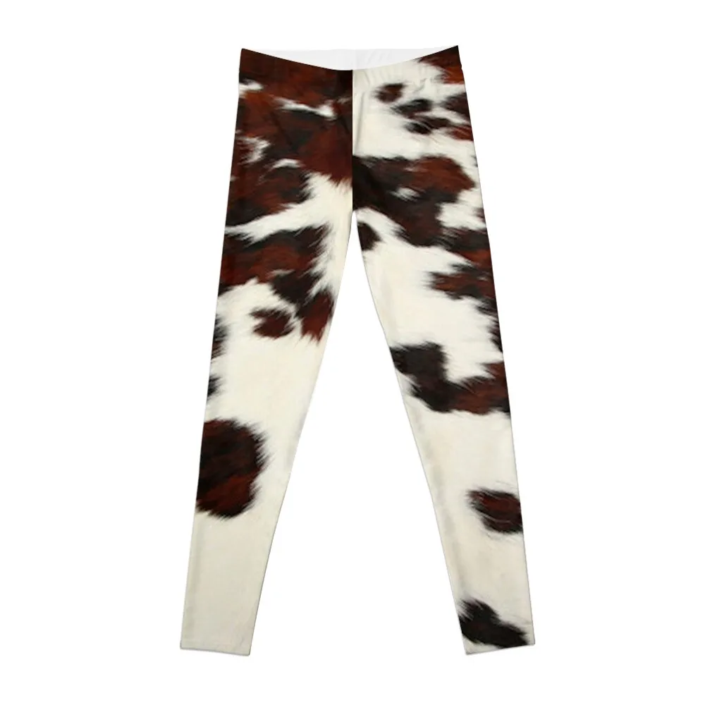 Cow Spots Print Leggings sportswear for gym gym clothing Tight fitting woman Womens Leggings