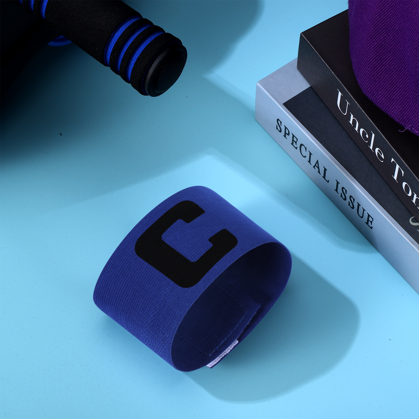 Captain Armband Adjustable Sport Captains Football Games Soccer Bands Player Youth Leg Team