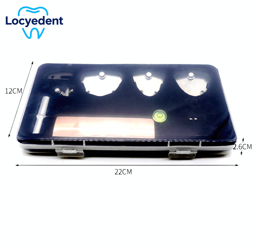 Gothic Arch Tracer Dental Articulator for Full Denture Construction Adjustable Facebow with Mandibular Motion Recorder