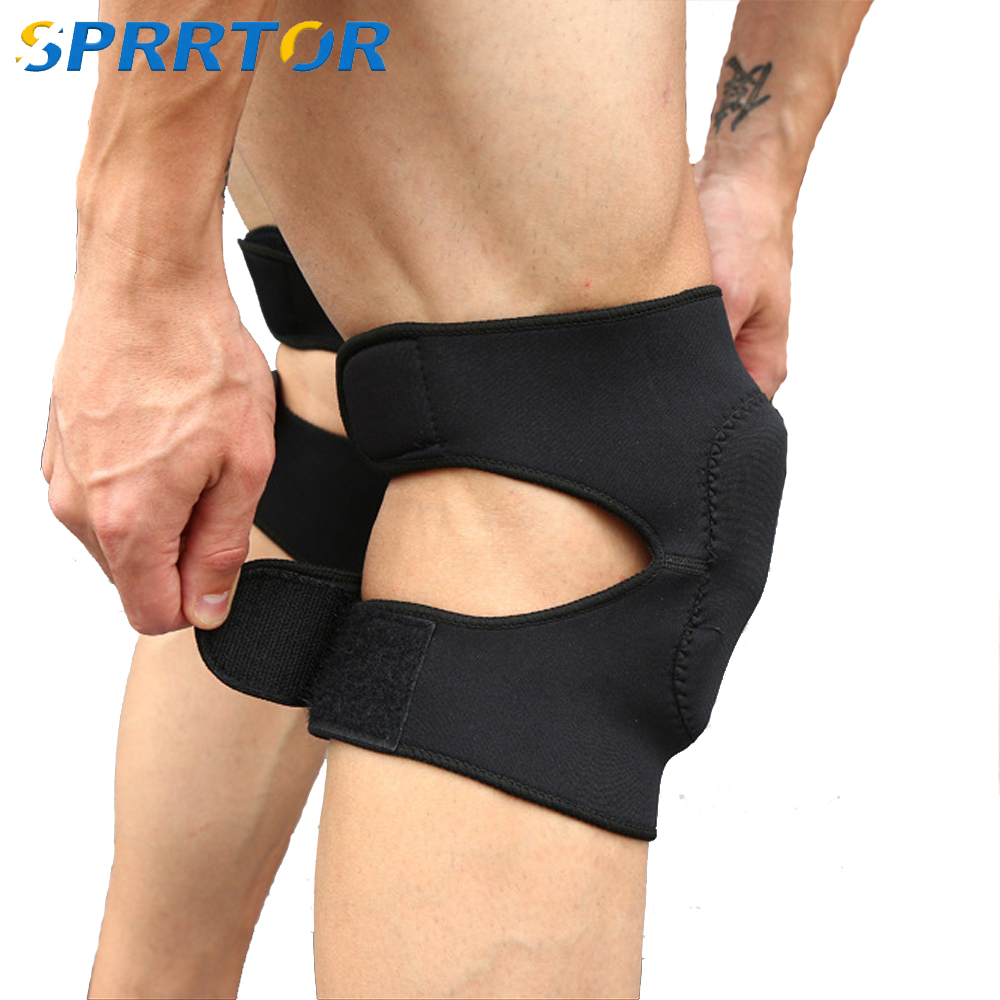 1Pair Adjustable Knee Pad Soft Sponge Knee Pads for Dancers Volleyball Pads for Tennis,Yoga,Cycling,Running,Dancing Knee Support