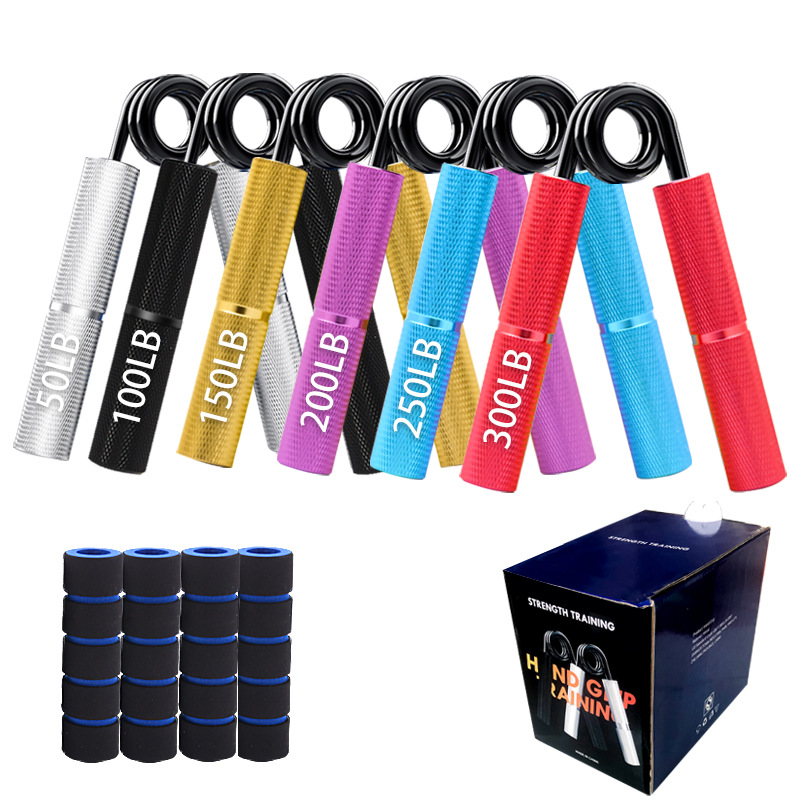 Hand Gripper 50LB-300LB Metal Strengthener Finger Exerciser Grip Strength Muscle Arms Trainer Recovery Wrist Gym Equipment