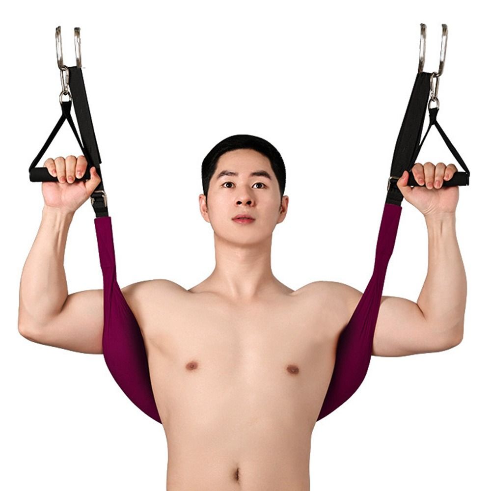 Breathable Spine Exercise Lumbar Belt Strong Bearing Capacity Soft Outdoor Hanging Waist Spine Belt Installation-free