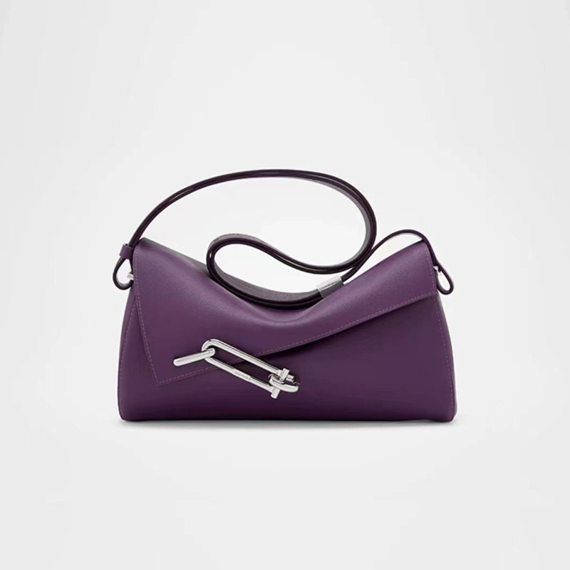 TADFAB Lock Box Bag Interlock Colorful Small Square Bag Niche Fashion Versatile Unisex Crossbody Underarm Bag