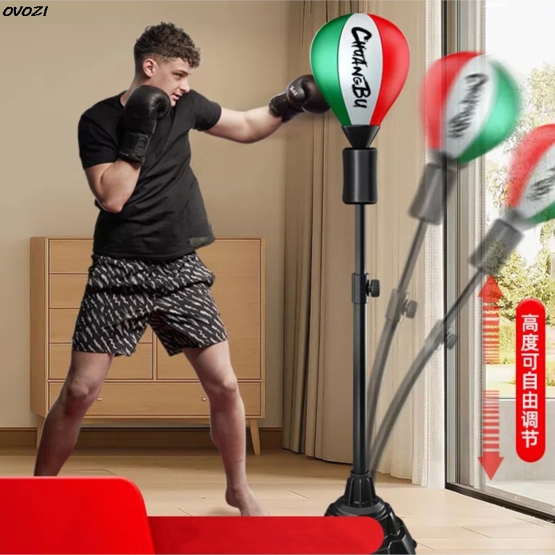 OVOZI Boxing Reaction Ball Reaction Target Home Boxing Target Tumbler Punching Bag Speed Ball Boxing Training Equipment